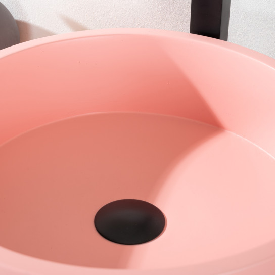 Vasque en béton rose 38 cm - Nox