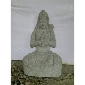 Balinese god statue outdoor chakra zen natural stone 120 cm