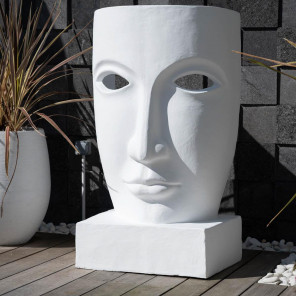 Design white large garden face
