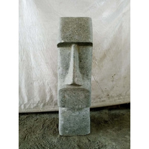 Easter island natural stone moai statue 60 cm