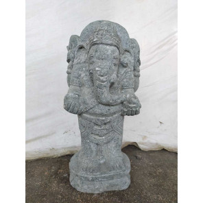 Ganesh estatua escultura de piedra de pie 60 cm