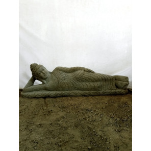 Reclining buddha natural stone statue 150 cm