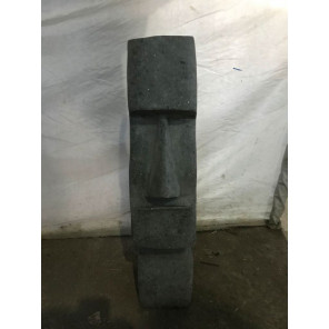 Statue moaï roche volcanique de l'ile de pâques 60 cm