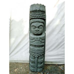 Tiki inka estatua de piedra volcánica 1 m