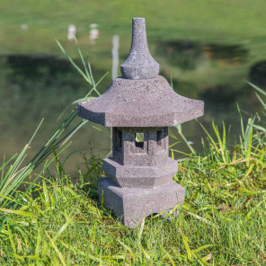 Zen lava stone japanese toro garden lamp 50 cm