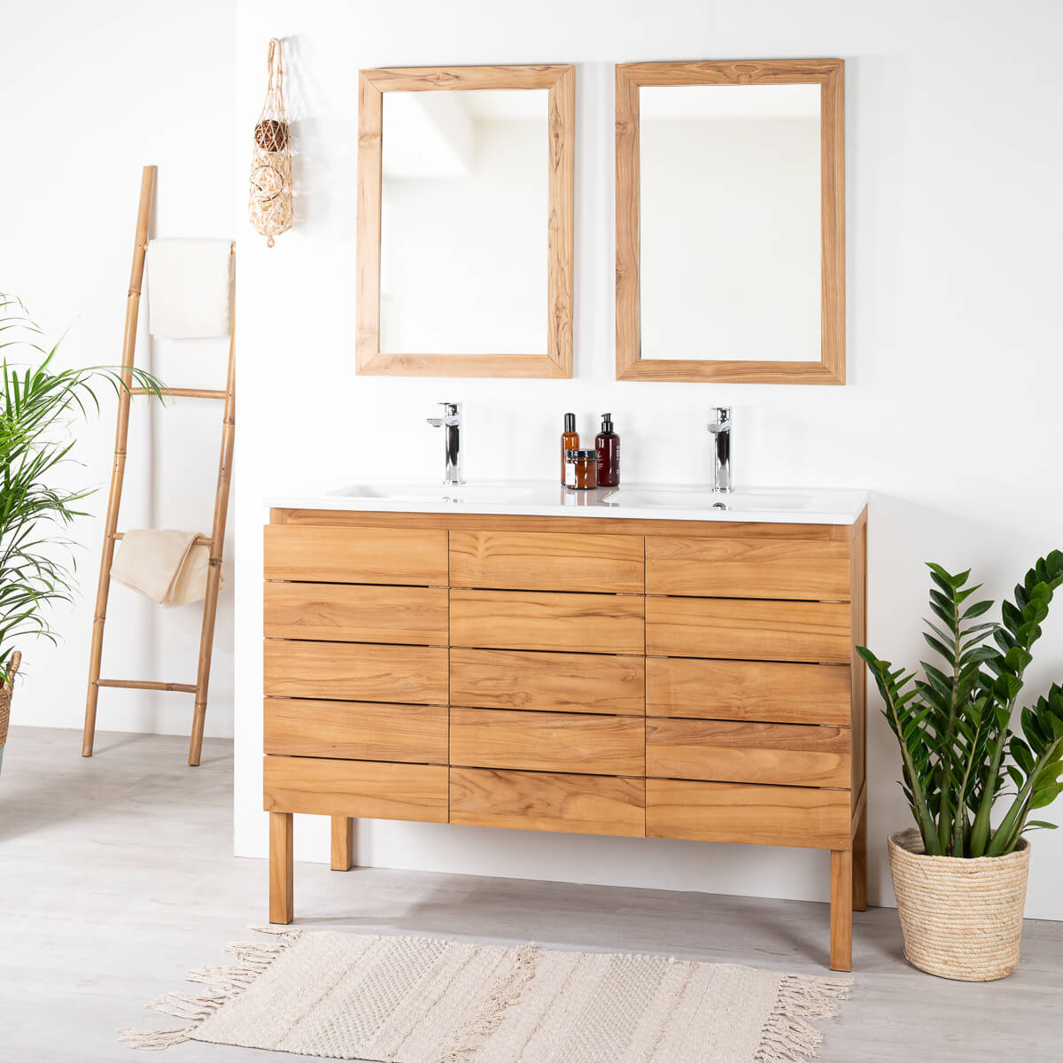 Meuble salle de bain teck : Le guide complet pour un design intemporel