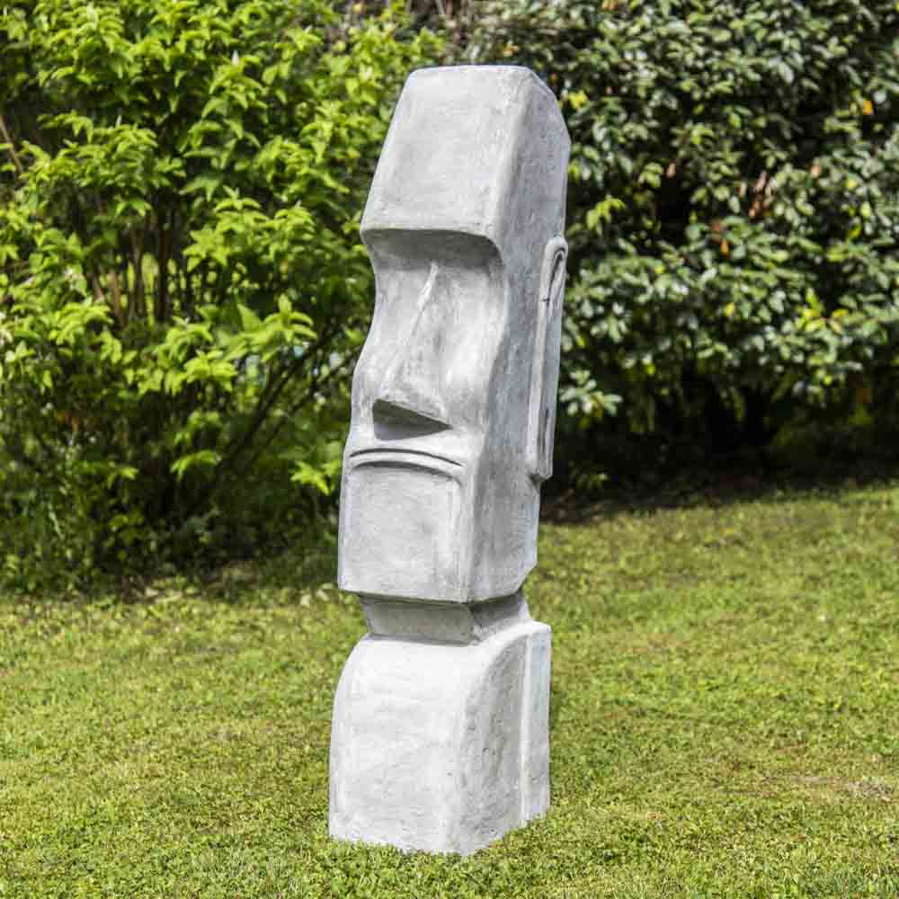 Statue Moai pour décoration zen pour jardin - Point Jardin