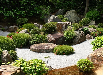 Composition De Jardin Zen De Bien-être Naturel