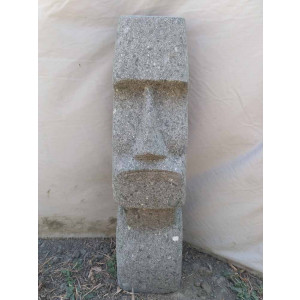 Easter island natural stone statue 60 cm